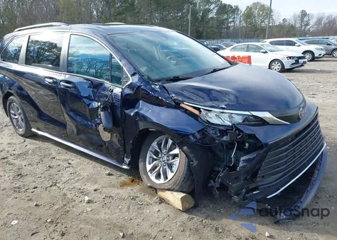 2024 Toyota Sienna Xle z USA, uszkodzony, nr VIN 5TDYRKEC6RS195118